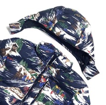 海外限定 新品 約7万 L/ポロ ラルフローレン スキープリント ウォーターリパレント ダウン 撥水 POLO Ralph Lauren Ski Printed Down_画像2