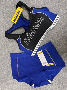 MIKASAmikasa sports bra shorts set blaMsize / shorts Lsize