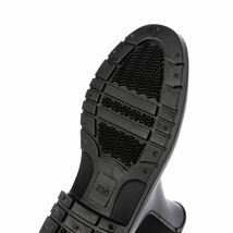 レディース ショート丈レインブーツ　レインシューズ　長靴　雨靴　ネオプレン素材　新品『22032-BLK-245』24.5cm_画像4