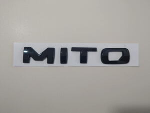 [1 point only ] Alpha Romeo Mito oriented original design type [MITO] black badge 
