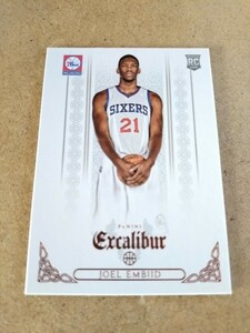 NBA rc rookie ルーキー カード joel embiid 76ers panini excalibur 178 ジョエル エンビード シクサーズ 