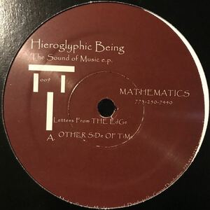 [ Hieroglyphic Being - The Sound Of Music E.P. - Mathematics Recordings MATHEMATICS 009 ] Jamal Moss