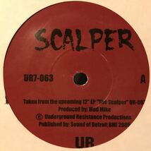 [ Mad Mike / The Trinity - Scalper / Burning Spear - Underground Resistance UR7-063 ] Gerald Mitchell , Santiago Salazar_画像1