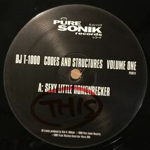 [ DJ T-1000 - Codes And Structures Volume One - Pure Sonik Records PURE11 ]_画像3
