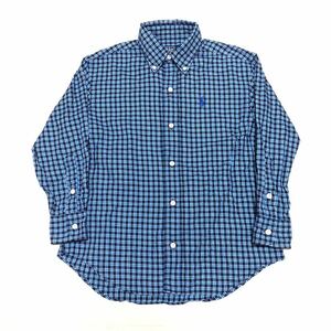 【送料360円】国内正規品 Polo by Ralph Lauren ポロバイラルフローレン ボタンダウンシャツ ネルシャツ 長袖 キッズ 子供用 130cm N-81