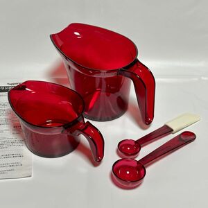 ★レンジOK★ タッパーウェア　メジャリングキット　　Tupperware