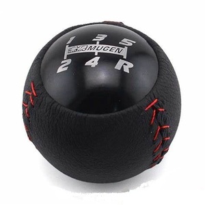 MUGEN 無限 ホンダ S2000 AP1/ AP2 (1999～) LEATHER SHIFT KNOB 50mm MT車 レザーシフトノブ ブラック 54102-XMEB-K0S0-BK