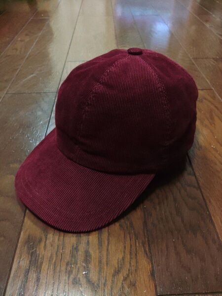 BROOKS BROTHERS キャップ L XL コーデュロイ ボルドー