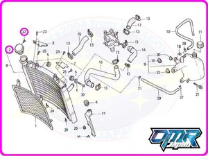 【新品】 ラジエターキャップ MC16 MC18 MC21 MC28 19045-MY3-621