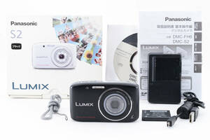 ★動作OK★ Panasonic LUMIX DMC-S2 ブラック　コンパクトデジタルカメラ パナソニック ルミックス #0162