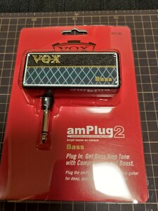 未使用品　VOX amPlug2 AP2-BS　ベース用ヘッドホンアンプ