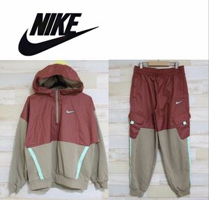  новый товар обычная цена 13640 иен 160.NIKE Nike Kids Parker длинные брюки верх и низ в комплекте 