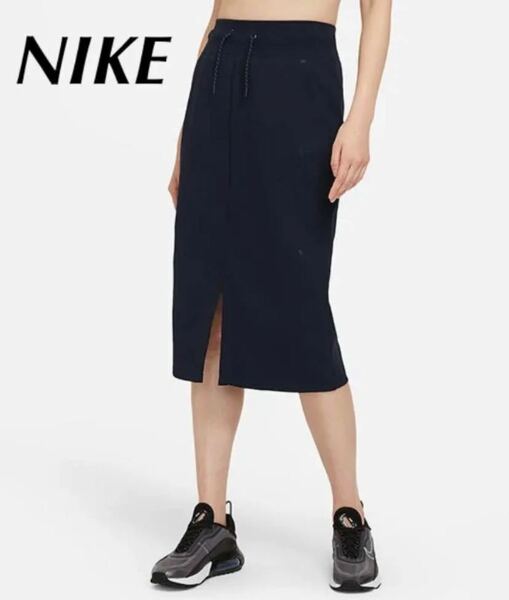 新品 定価9900円 Lサイズ　NIKE ナイキ テックフリース スカート ブラック