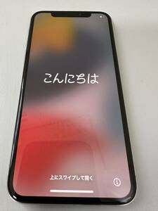 [au版] Apple iPhone X (アイフォン テン) 256GB シルバー 利用制限〇 本体のみ MQC22J/A 動作品 1円スタート