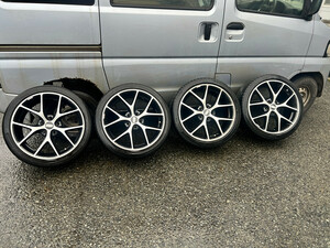 BBS 18インチ 8J x 18 PCD 5 x 112 　4本セット 　アウディ　A4から　ガリ傷多い　１本状態悪　１本傷あり