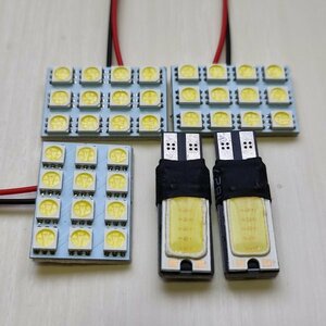 ZVG 10系 カローラクロスハイブリッド 超爆光! T10 LED バニティ ラゲッジ バックランプ 5個セット トヨタ /s12/c6