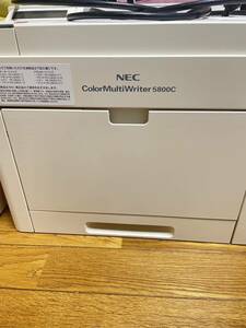 ☆美品 総印刷数1316枚☆NEC MultiWriter 5800C レーザープリンタ PR-L5800C B4 日本電気 マルチライター 