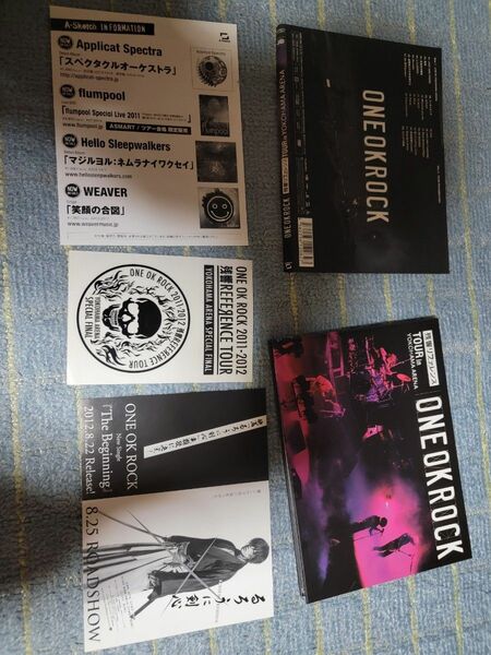 ONE OK ROCK ワンオク 残響リファレンス ステッカー付き DVD