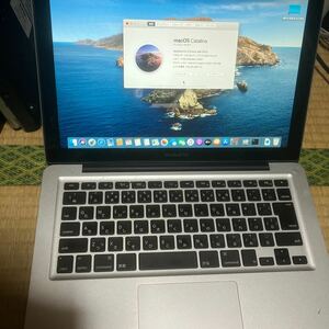 Apple MacBook pro A1278 corei5 SSD 80GB メモリ4GB バッテリーあり　ACあり　MacOS Catalina ヒンジ動かすと若干画面が乱れる事あり