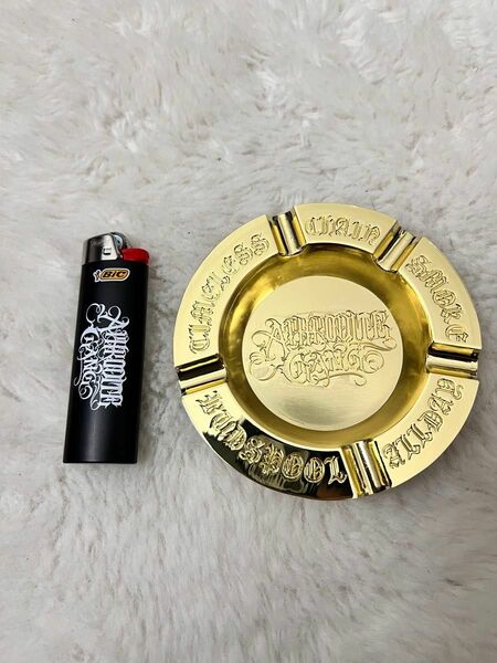 舐達磨　GOLD BRASS ASHTRAY ライター　セット　完売品