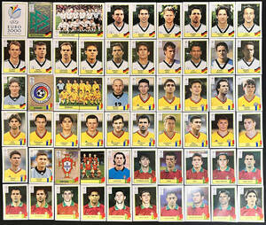 (Y60)Panini EURO 2000 Sticker 299 Card set #Larsson #Maldini #Searer #Zidane