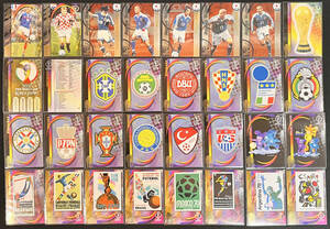 (Y55)2002 Panini FIFA World Cup Base Insert 134 Card set #Nakata #Ronaldo #Zidane