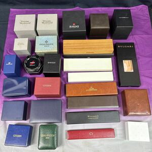 ◆空箱 腕時計用箱 まとめ売り BOX ウォッチケース グッチ RADO PATEK PHILIPPE EMPORIO ARMANI ブルガリ VivienneWestwood 149-54