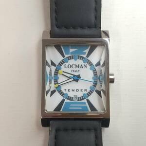 1815【稼働品】 LOCMAN ロックマン TENDER SWISS MADE スイス製 クォーツ メンズ腕時計