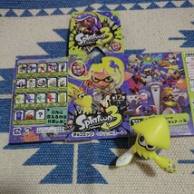 チョコエッグ スプラトゥーン3 イカ(イエロー)_画像1