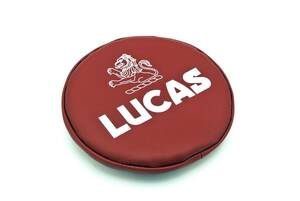 LUCAS with logo foglamp cover red A(6 -inch )[ single goods ]*BMC* Classic Mini * Rover Mini * Mini Cooper * Britain car *LUCAS* Lucas ①