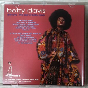 the best of BETTY DAVIS Anti Love 廃盤輸入盤中古CD ベティ・デイビス ベスト VEX3CDの画像4