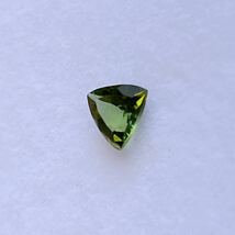 ナイジェリア産 グリーントルマリン ルース 0.39ct トリリアントカット_画像2