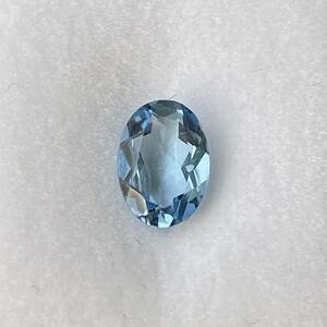 サンタマリアカラー アクアマリン ルース 0.60ct オーバル