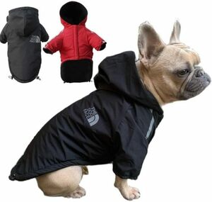 Собачья одежда Parker Pet ношение маленькой собачьей одежды для любимой одежды для собачьей одежды носить водонепроницаемый водонепроницаемый ветер (размер: m Цвет: черный)