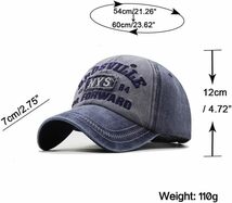 メンズ キャップ 帽子 かっこいい 帽子 CAP 野球 ゴルフ スポーツ 日差し対策(色：ブルー)_画像6