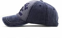 メンズ キャップ 帽子 かっこいい 帽子 CAP 野球 ゴルフ スポーツ 日差し対策(色：ブルー)_画像2