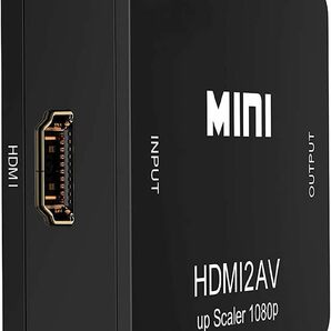 HDMI to AV変換コンバーター HDMI to RCA変換 1080P対応 アナログ変換 充電ケーブル付きの画像6