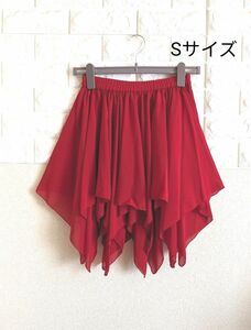 重ね着用 アシンメトリースカート