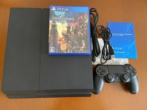 【中古】 PlayStation4 プレイステーション4 PS4 500GB CUH-1200A ジェットブラック コントローラーあり キングダムハーツⅢ
