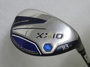 中古 ◆ XXIO12 ◆ ハイブリッド H3 18° ◆ (R) MP1200 ◆ネイビー◆ 日本仕様 ゼクシオ12 HY3 U3 3ut UT3 ユーティリティ ダンロップ