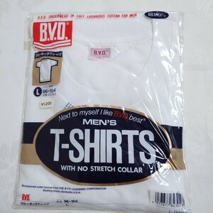 送料250円★BVD メンズクルーネックTシャツ★Lサイズ