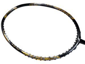 ◆9U/58g◆世界最軽量級◆apacs◆FEATHER WEIGHT XS BLACK/GOLD◆MAX30LBS◆バドミントンラケット◆55◆ブラック/ゴールド◆黒/金