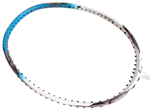 ◆apacs◆Z-FUSION WHITE/BLUE◆5U◆Hi-SPEED＆POWER◆6.4mm Extra Slim Shaft◆バドミントンラケット◆ホワイトブルー◆白青