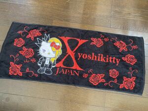 １円～X JAPAN yohikitty ヨシキティ【新品】フェイスタオル