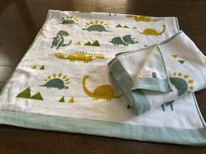  сейчас . полотенце [ новый товар ] таблица марля обратная сторона пирог ru. симпатичный динозавр рисунок банное полотенце 2 листов 