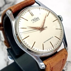 Wilka GENEVE 17石 スイスメイド 腕時計 手巻き 稼働品 ヴィンテージ nmx-951