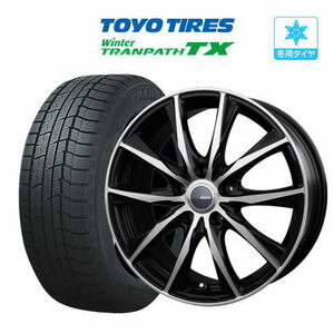 スタッドレスタイヤ ホイール 4本セット BADX D,O,S ガビアルIII TOYO ウィンタートランパス TX 215/60R17