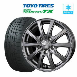 スタッドレスタイヤ ホイール 4本セット BADX DOS SE-10R plus トーヨー ウィンタートランパス TX 225/60R17