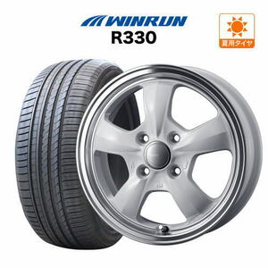 サマータイヤ ホイール 4本セット ウェッズ グラフト 5S ウインラン R330 165/50R15