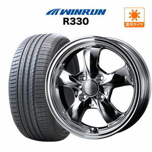 サマータイヤ ホイール 4本セット ウェッズ グラフト 5S ウインラン R330 165/50R15